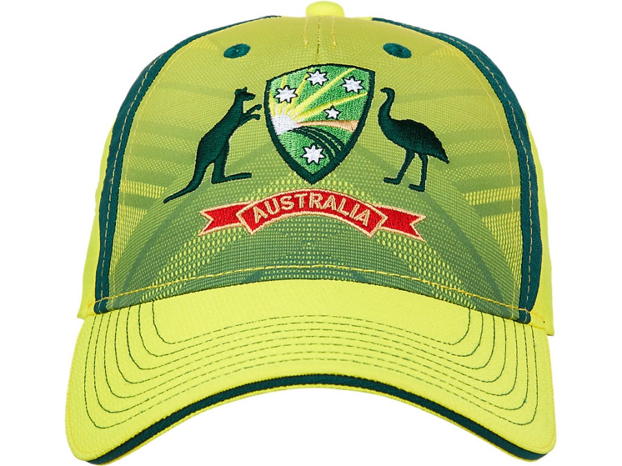 Asics Blazing Yellow CRICKET AUSTRALIA REPLICA ODI HOME CAP