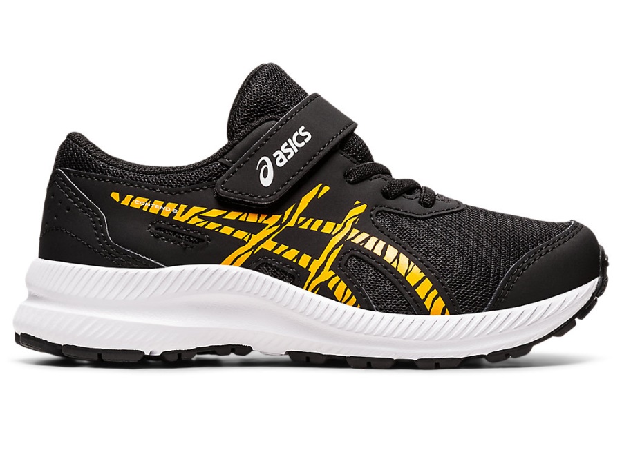 Asics CONTEND 8 PS PRINT Black-Amber
