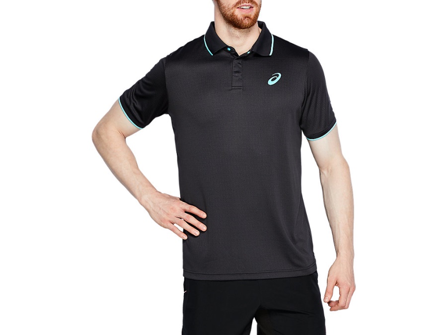 Asics HOUNDSTOOTH POLO Performance Black