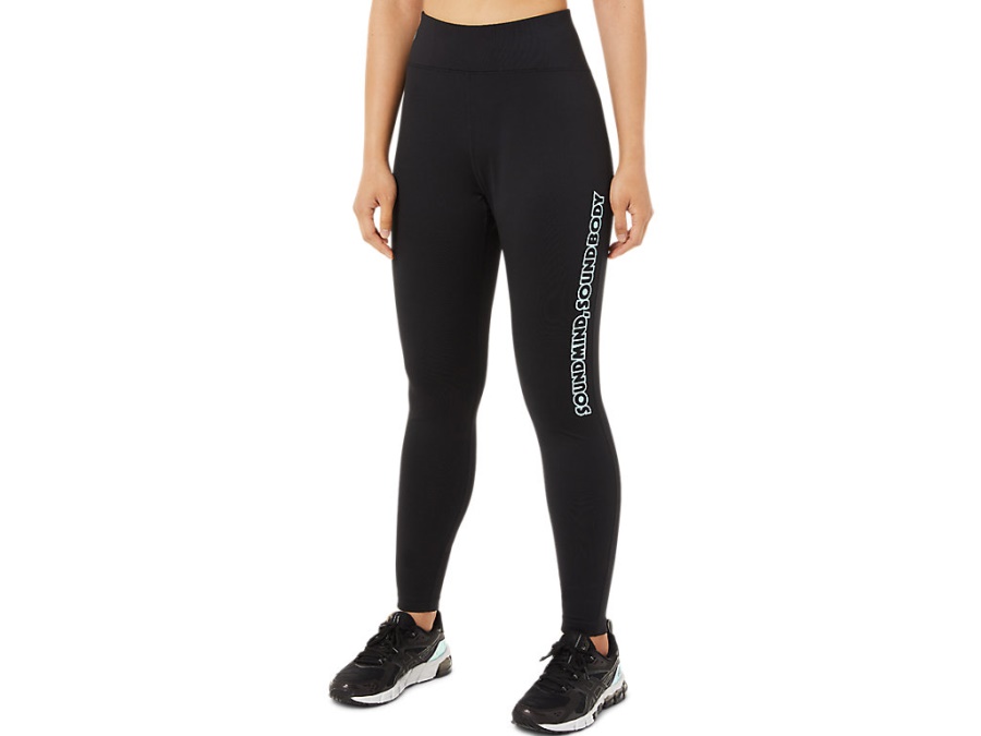Asics LOGO GRAPHIC TIGHT Performance Black