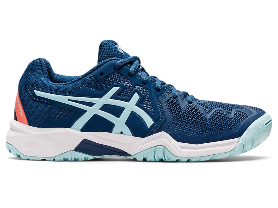 Asics Light Indigo-Clear Blue GEL-RESOLUTION 8 GS