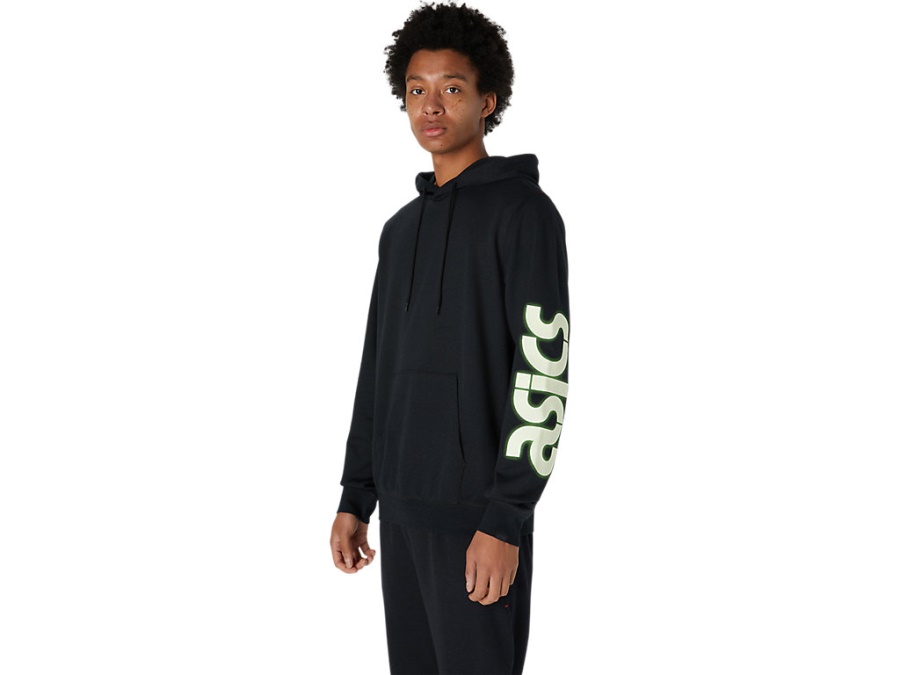 Asics Performance Black PULL OVER HOODIE