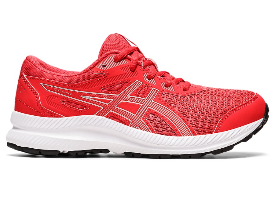 Asics Red Alert-Pure Silver CONTEND 8 GS