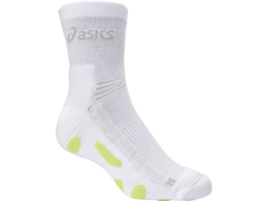 Asics White CRICKET TECH SOCK QUARTER