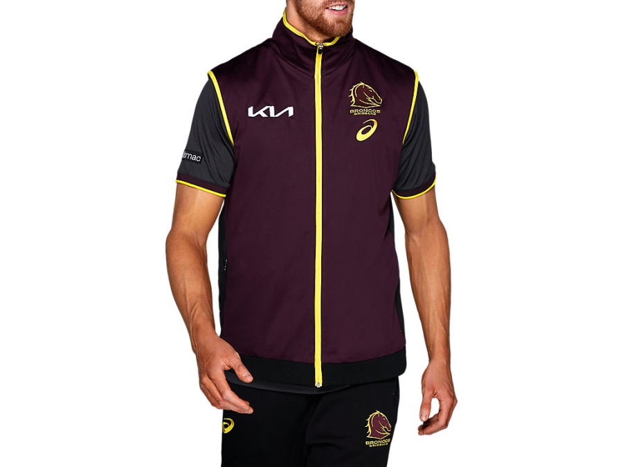 BRISBANE BRONCOS VEST Deep Mars Asics