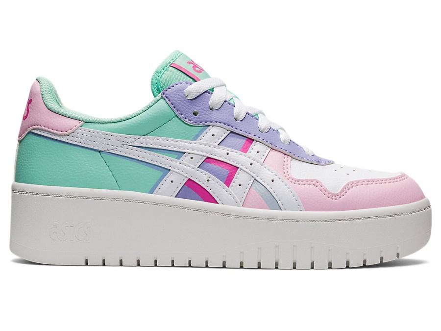JAPAN S PLATFORM (DETAIL MANIPULATION) White-Cotton Candy Asics