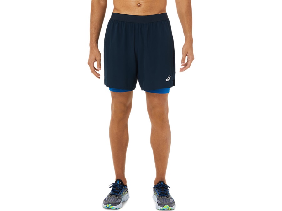 ROAD 2-N-1 7 INCH SHORT French Blue-Lake Drive Asics