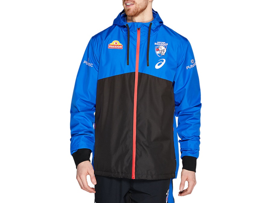 WESTERN BULLDOGS WET WEATHER JACKET Asics Blue Asics